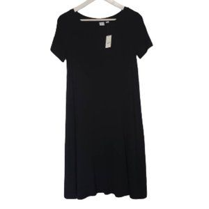 Gap black t-shirt dress